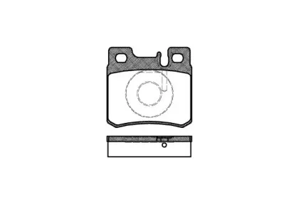 2282.20 ROADHOUSE Комплект тормозных колодок, дисковый тормоз