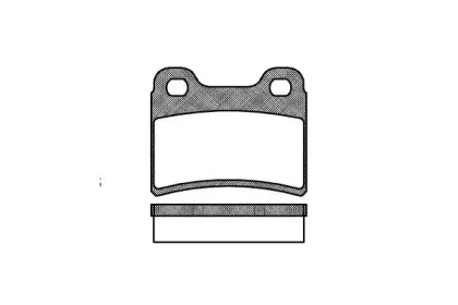 2417.00 ROADHOUSE Комплект тормозных колодок, дисковый тормоз