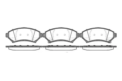 2641.02 ROADHOUSE Комплект тормозных колодок, дисковый тормоз