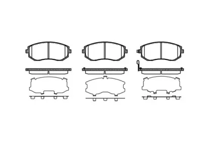 2951.11 ROADHOUSE Комплект тормозных колодок, дисковый тормоз