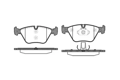 2963.00 ROADHOUSE Комплект тормозных колодок, дисковый тормоз
