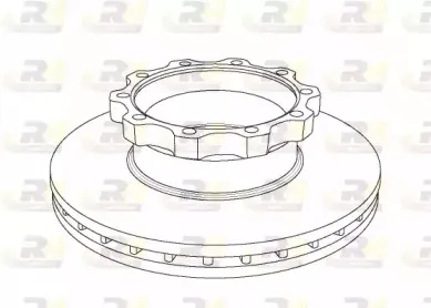 NSX1044.20 ROADHOUSE Тормозной диск