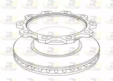 NSX1081.20 ROADHOUSE Тормозной диск