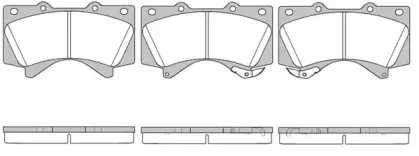 21271.02 ROADHOUSE Комплект тормозных колодок, дисковый тормоз