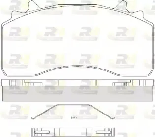 JSX 21526.00 ROADHOUSE Комплект тормозных колодок, дисковый тормоз