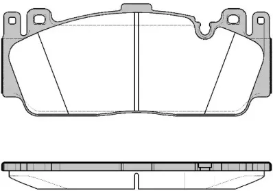 21543.00 ROADHOUSE Комплект тормозных колодок, дисковый тормоз