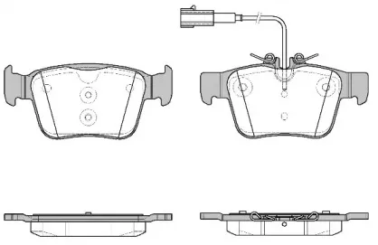 21722.02 ROADHOUSE Комплект тормозных колодок, дисковый тормоз