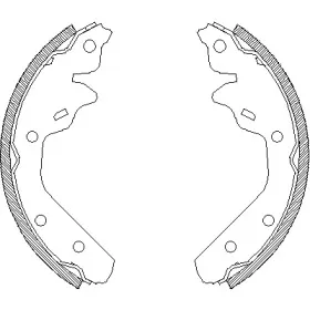 4031.00 ROADHOUSE Комплект тормозных колодок
