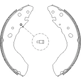 4033.00 ROADHOUSE Комплект тормозных колодок