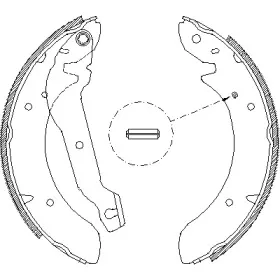 4054.00 ROADHOUSE Комплект тормозных колодок