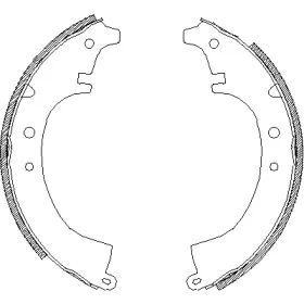 4087.00 ROADHOUSE Комплект тормозных колодок