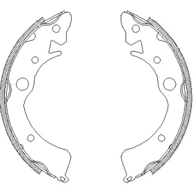 4096.00 ROADHOUSE Комплект тормозных колодок