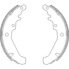 4139.00 ROADHOUSE Комплект тормозных колодок