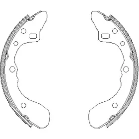 4154.00 ROADHOUSE Комплект тормозных колодок