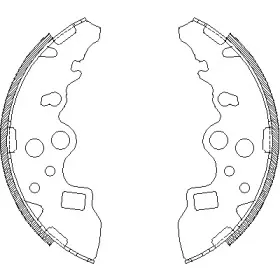 4159.00 ROADHOUSE Комплект тормозных колодок
