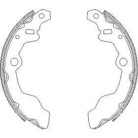 4164.00 ROADHOUSE Комплект тормозных колодок