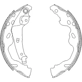 4187.00 ROADHOUSE Комплект тормозных колодок