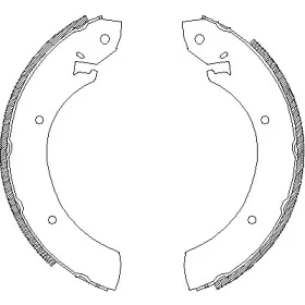 4250.01 ROADHOUSE Комплект тормозных колодок