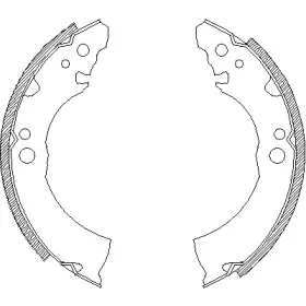 4331.00 ROADHOUSE Комплект тормозных колодок