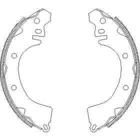 4370.00 ROADHOUSE Комплект тормозных колодок