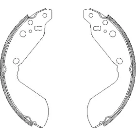 4669.00 ROADHOUSE Комплект тормозных колодок