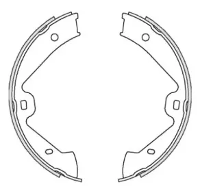 4675.00 ROADHOUSE Комплект тормозных колодок