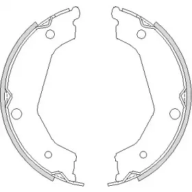 4732.00 ROADHOUSE Комплект тормозных колодок, стояночная тормозная система