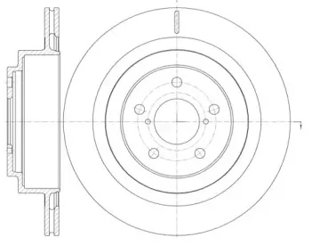 61001.10 ROADHOUSE Тормозной диск