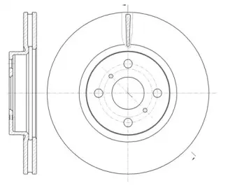 61006.10 ROADHOUSE Тормозной диск