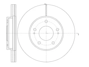 61130.10 ROADHOUSE Тормозной диск