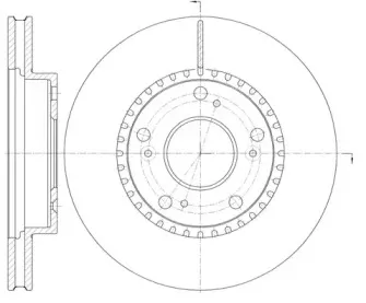 61232.10 ROADHOUSE Тормозной диск