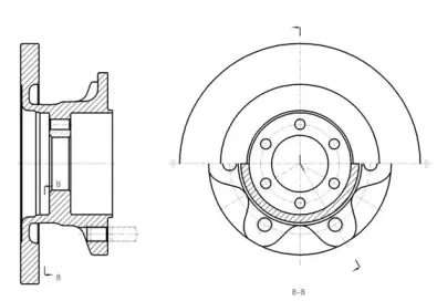 61308.00 ROADHOUSE Тормозной диск