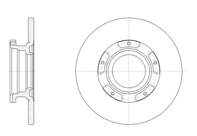 61566.00 ROADHOUSE Тормозной диск