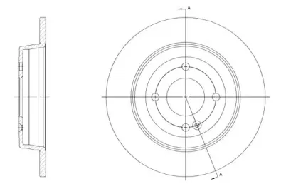 61570.00 ROADHOUSE Тормозной диск
