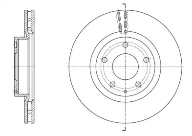 61574.10 ROADHOUSE Тормозной диск