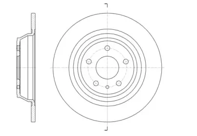 61606.00 ROADHOUSE Тормозной диск