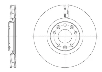 61628.10 ROADHOUSE Тормозной диск