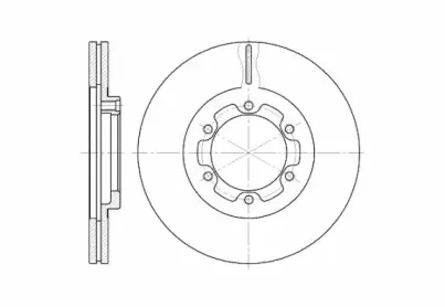 6188.10 ROADHOUSE Тормозной диск