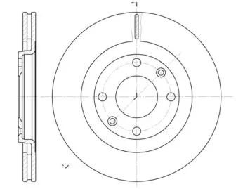 6240.10 ROADHOUSE Тормозной диск