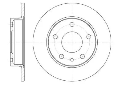 6516.00 ROADHOUSE Тормозной диск
