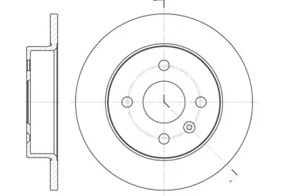 6570.00 ROADHOUSE Тормозной диск