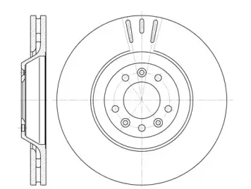 6691.10 ROADHOUSE Тормозной диск
