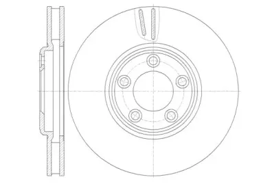 6836.10 ROADHOUSE Тормозной диск