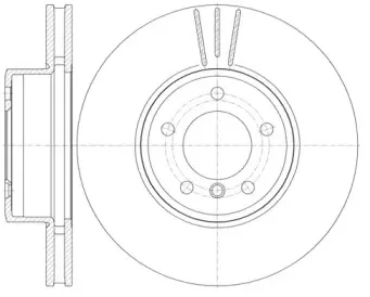 6853.10 ROADHOUSE Тормозной диск
