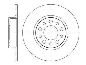 6967.00 ROADHOUSE Тормозной диск