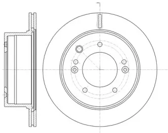 6993.10 ROADHOUSE Тормозной диск