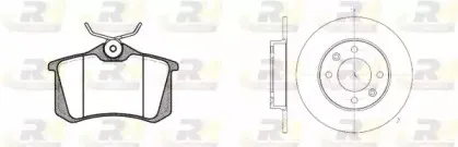 8263.03 ROADHOUSE Комплект тормозов, дисковый тормозной механизм