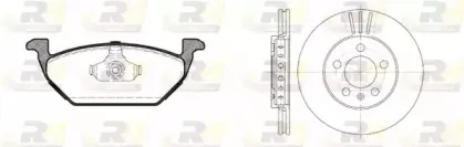 8633.02 ROADHOUSE Комплект тормозов, дисковый тормозной механизм