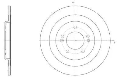 61437.00 ROADHOUSE Тормозной диск