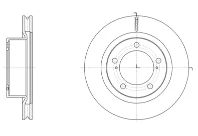 61517.10 ROADHOUSE Тормозной диск